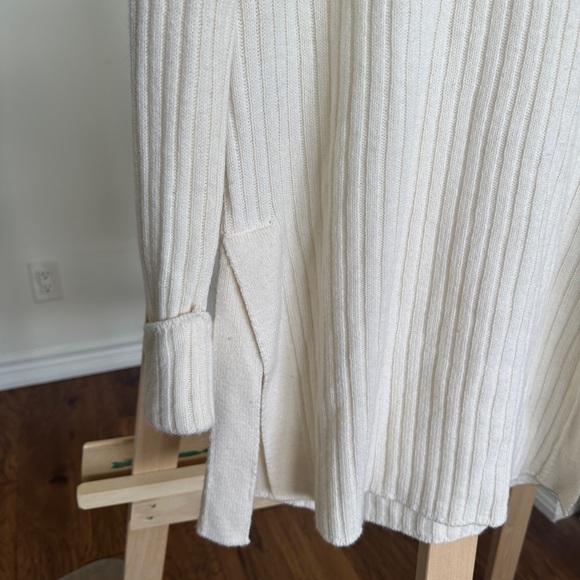 Wool mock neck sweater tunic dress - Picture 4 of 9